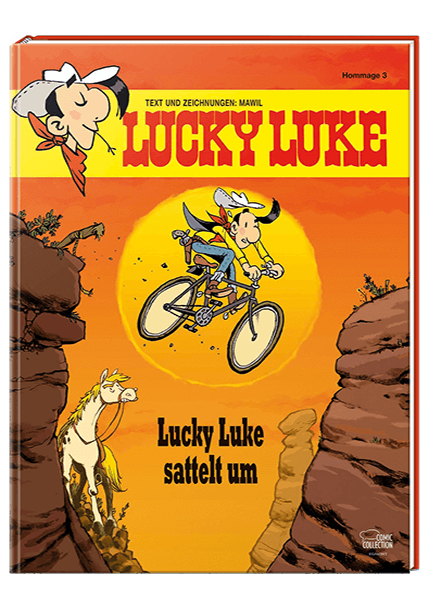 Lucky Luke sattelt um : Lucky Luke Hommage 3